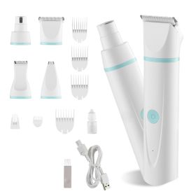 Dog Clippers for Grooming, 4 in 1 Dog Grooming Kit, Low Noise, Rechargeable Pet Shaver with 6 Combs & 4 Detachable Blades Dog Clippers for Grooming, 4 in 1 Dog Grooming Kit, Low Noise, Rechargeable Pet Shaver with 6 Combs & 4 Detachable Blades