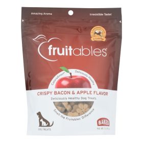 Fruitables - Dog Trts Crunch Bacon Apple - Case Of 8 - 7 Oz Fruitables - Dog Trts Crunch Bacon Apple - Case Of 8 - 7 Oz